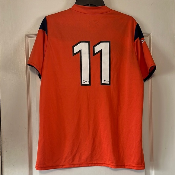 AYSO Orange and Black Men's Shirt - Picture 2 of 5